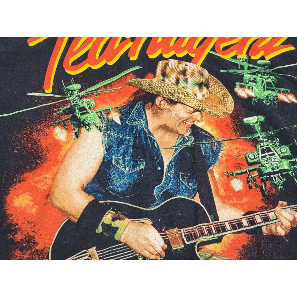 Ted Nugent 2011 I Still Believe Concert Shirt 2 Sided Tour Dates Men's Sz XL EUC - Picture 5 of 8